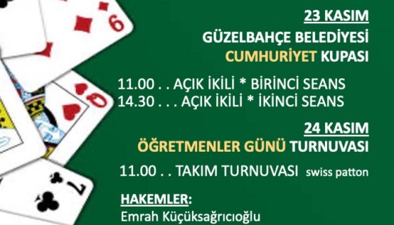 7. Güzelbahçe Cumhuriyet Briç Festivali
